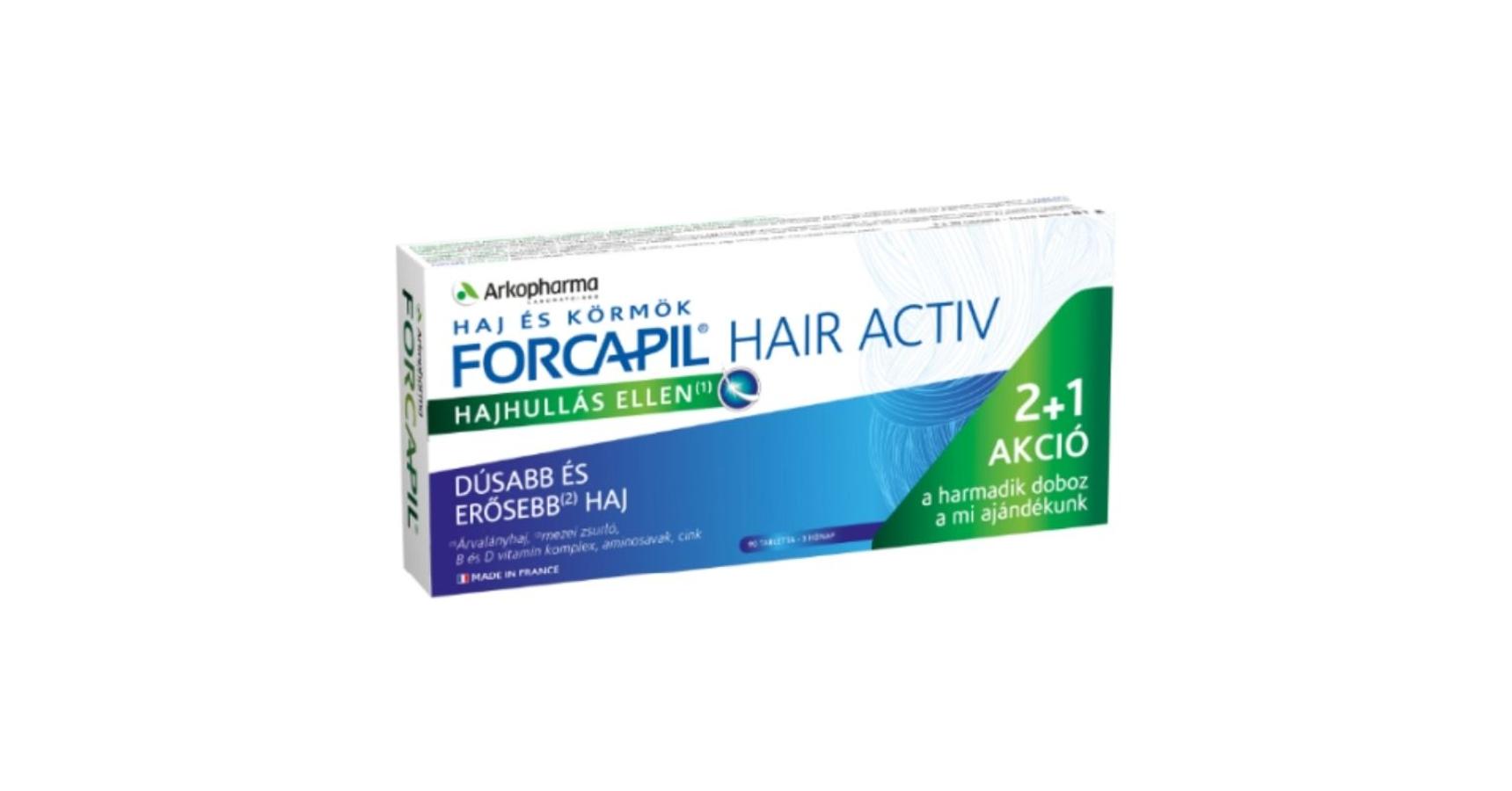 FORCAPIL HAIR ACTIV TABLETTA 90X CREMUM Pharma Kft. Mozsonyi